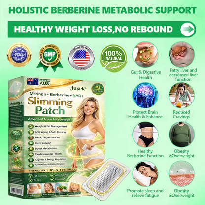 Glowylo® Berberine Slimming Microneedle Patch | 10-in-1 Weight Management Support