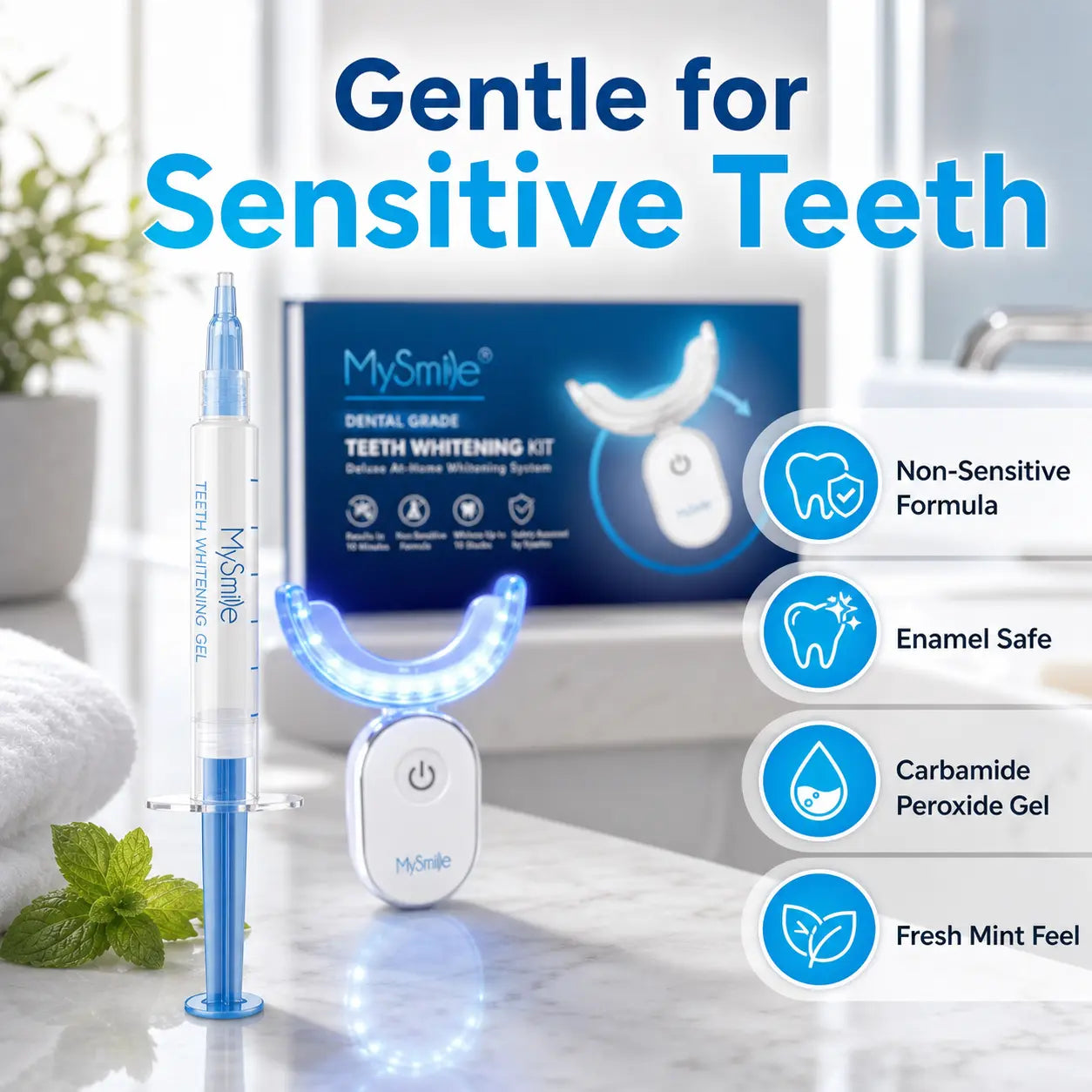 MySmile Pro Dental Grade Teeth Whitening Kit - Fast Results