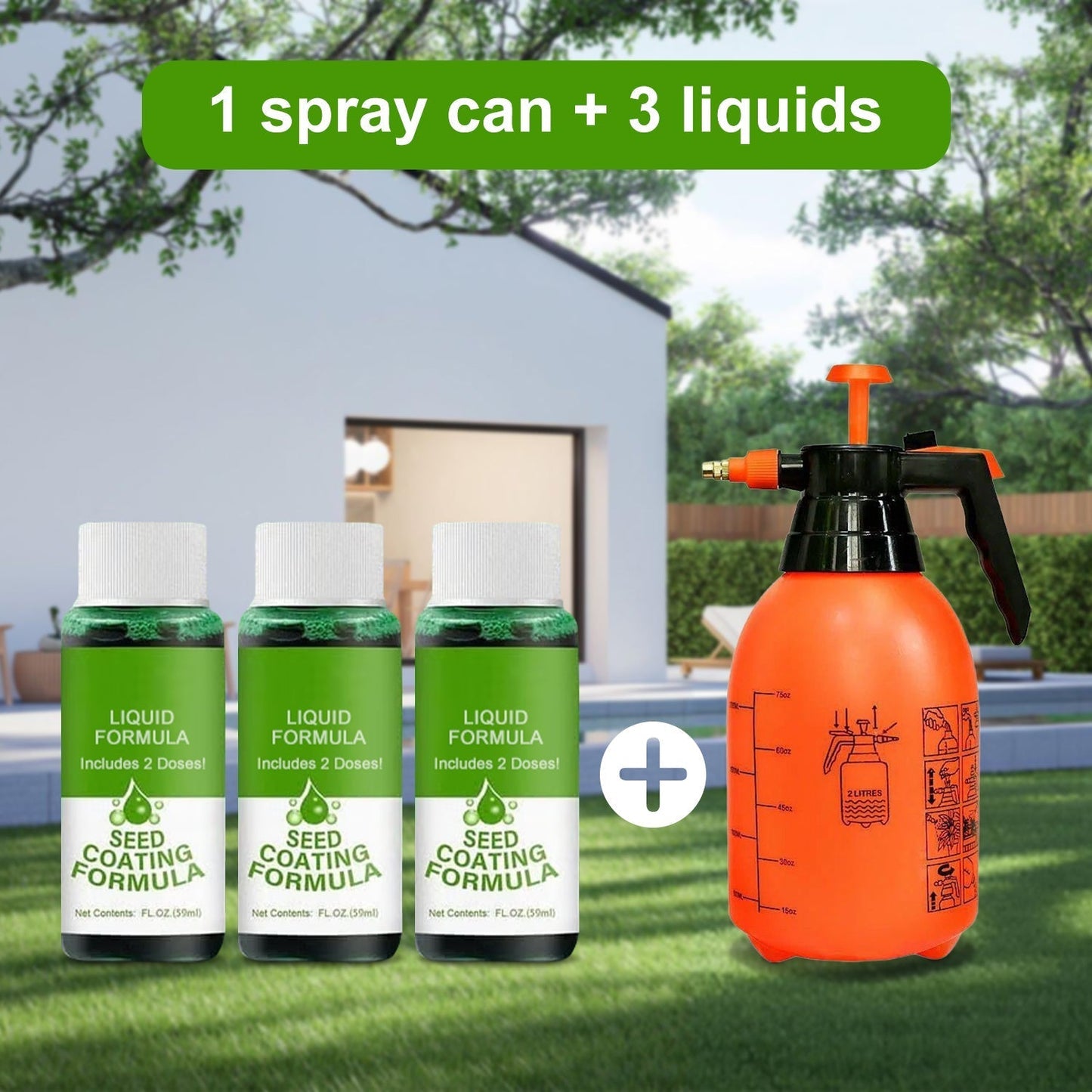 🔥Last Day 73% OFF🌱Hydro Seeding Lawn Solution