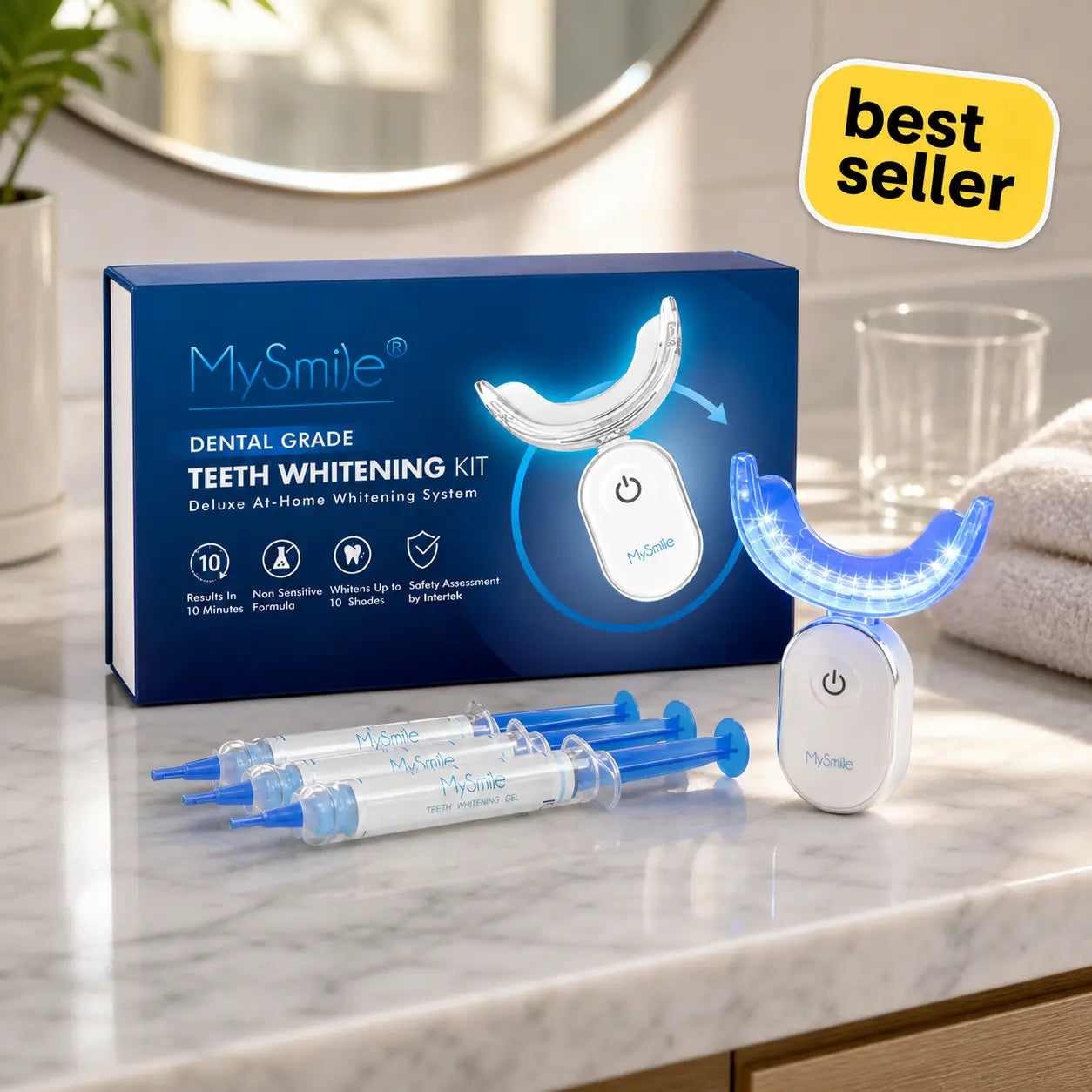 MySmile Pro Dental Grade Teeth Whitening Kit - Fast Results