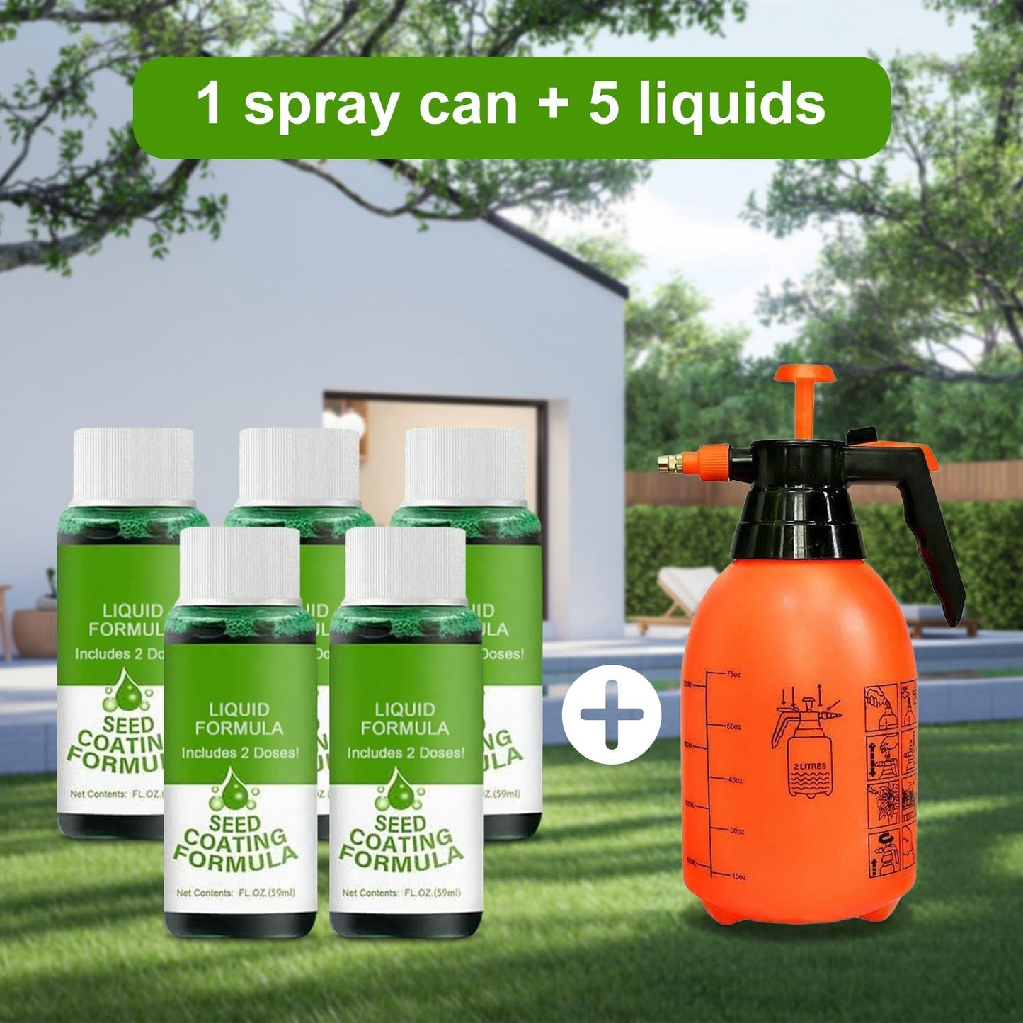 🔥Last Day 73% OFF🌱Hydro Seeding Lawn Solution