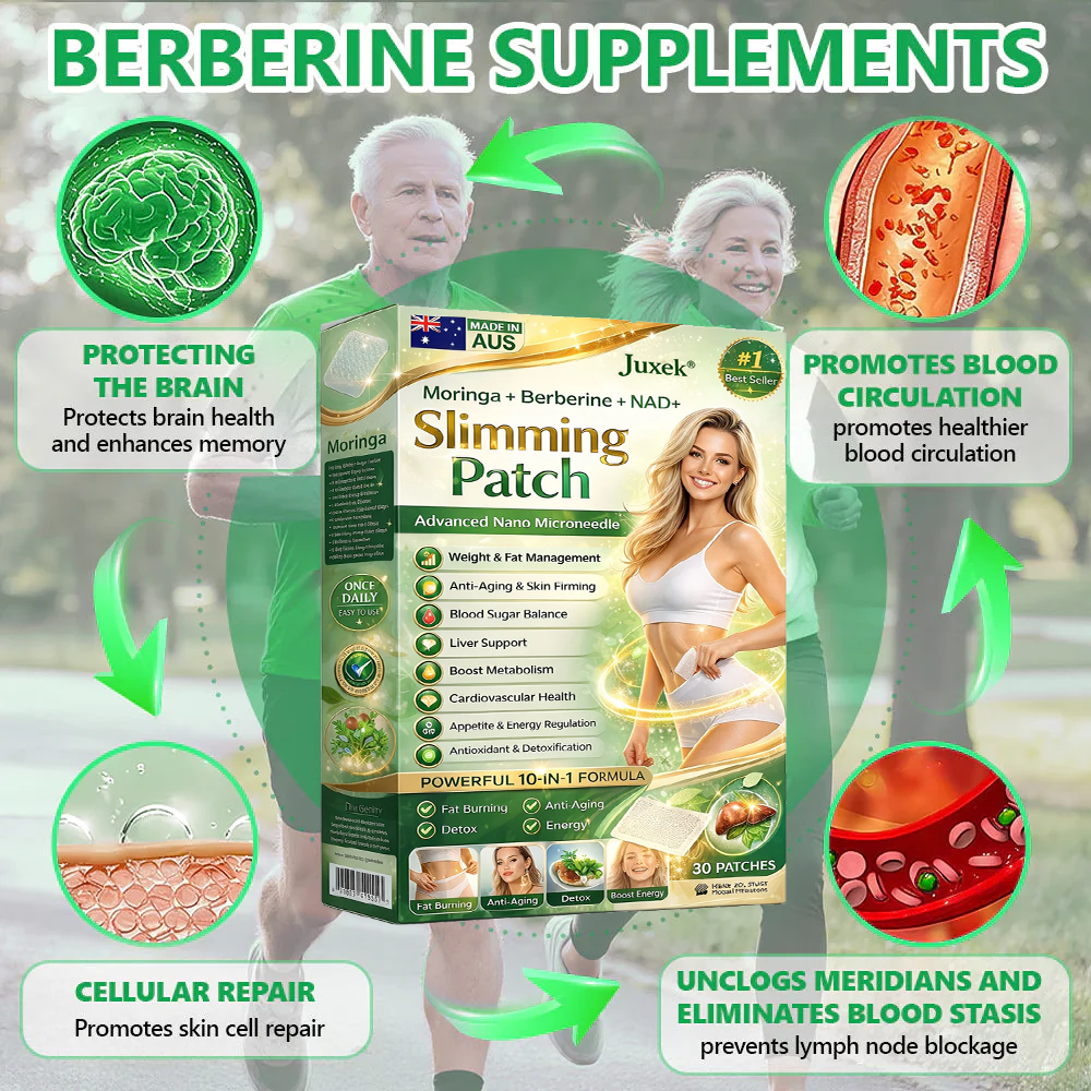 Glowylo® Berberine Slimming Microneedle Patch | 10-in-1 Weight Management Support
