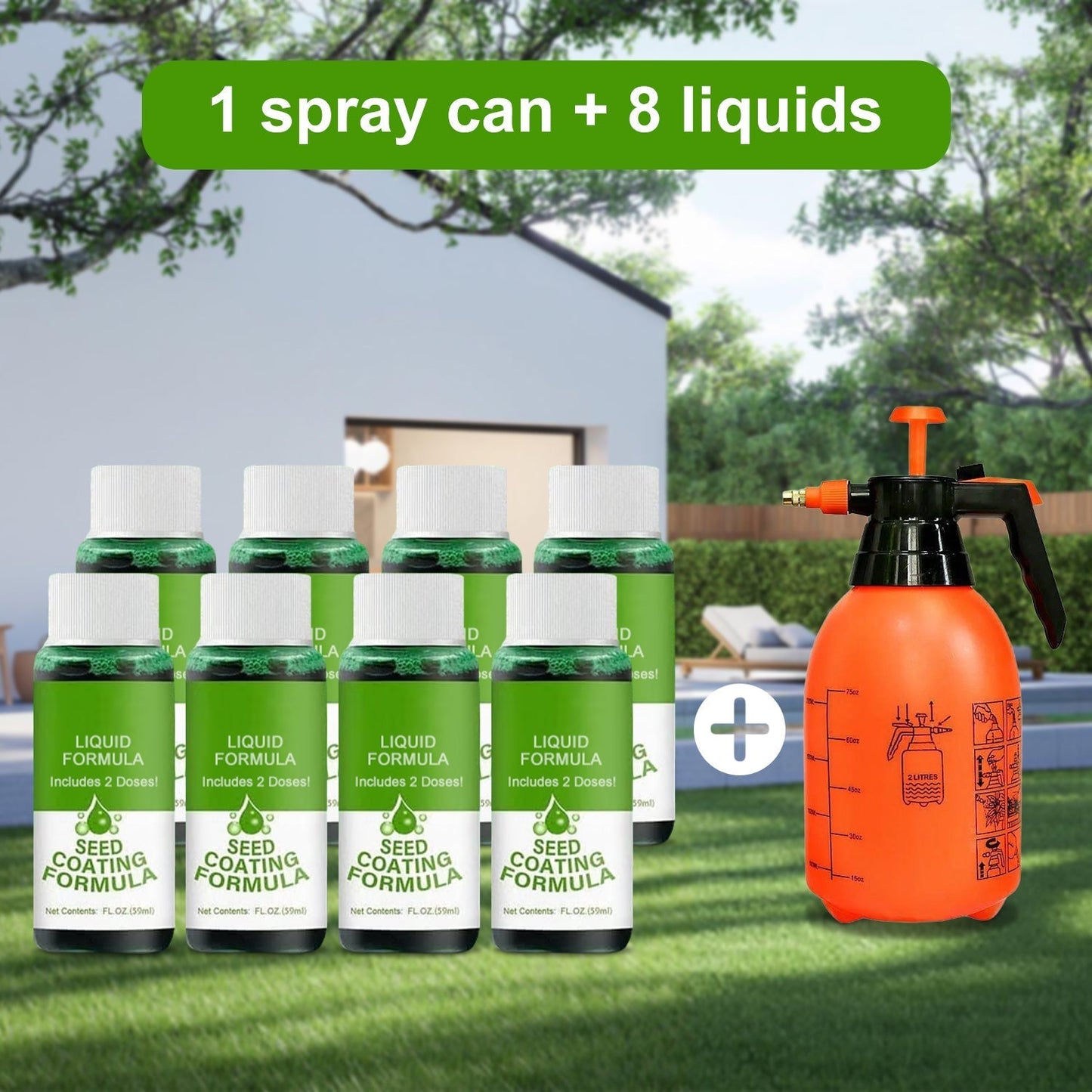 🔥Last Day 73% OFF🌱Hydro Seeding Lawn Solution