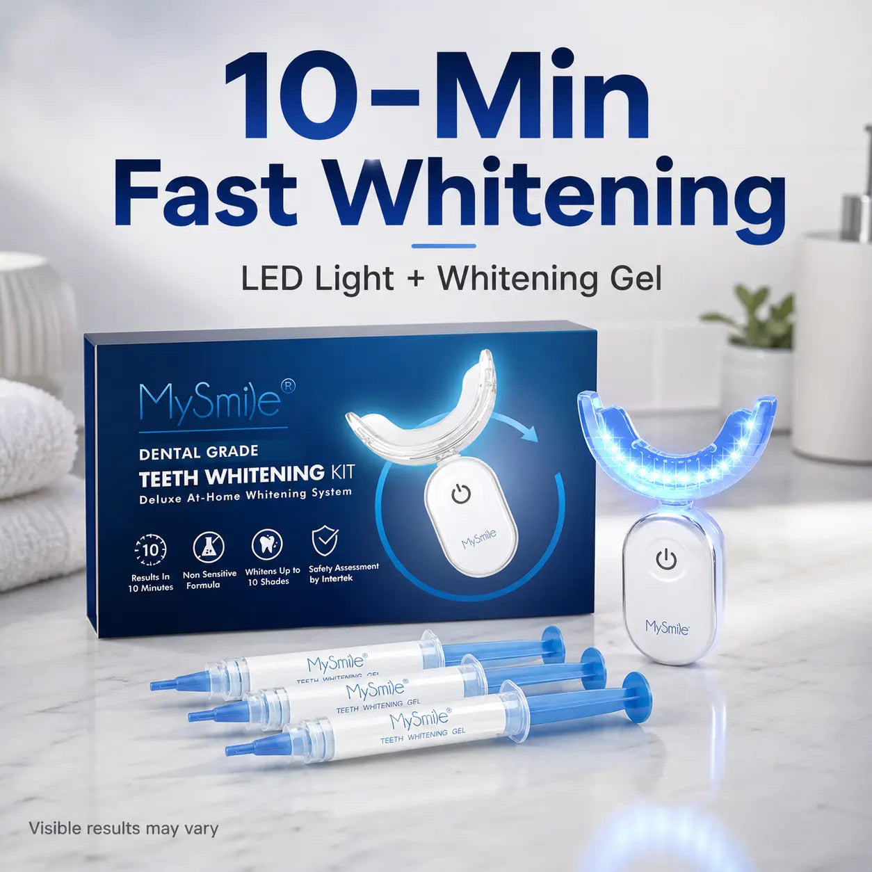 MySmile Pro Dental Grade Teeth Whitening Kit - Fast Results